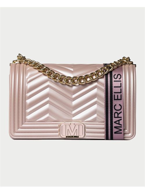 Borsa Marc Ellis in pelle trapuntata MARC ELLIS | FLAT WAVE MMISTY ROSE/LIGHT GOLD